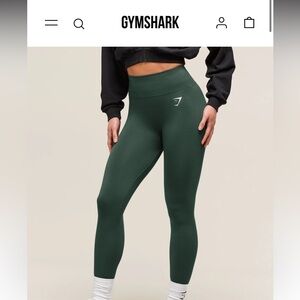 NWOT! Gymshark Vital Seamless 2.0 Leggings - Woodland Green Marl - S